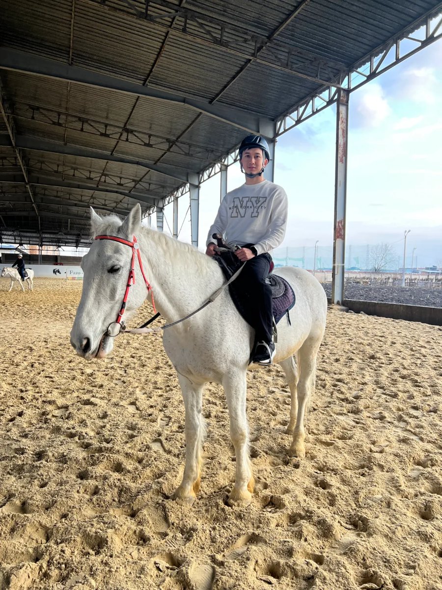 Ziyodullo horse riding